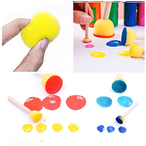 Round Sponges Brush Set of 5