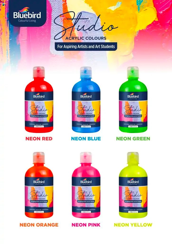 BLUE BIRD STUDIO Acrylic Paints