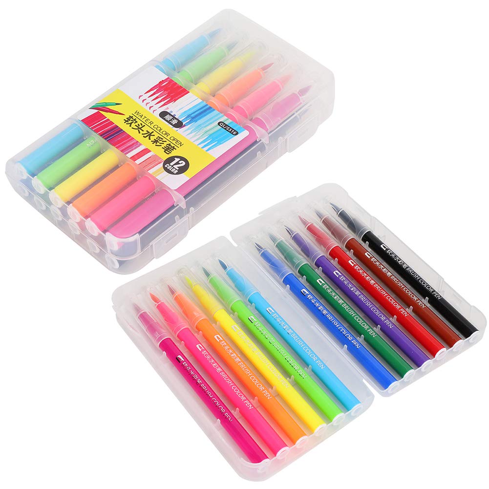 Soft Brush Tip 12 Water Color Marker