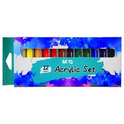 M&G Acrylic Colour paints pack
