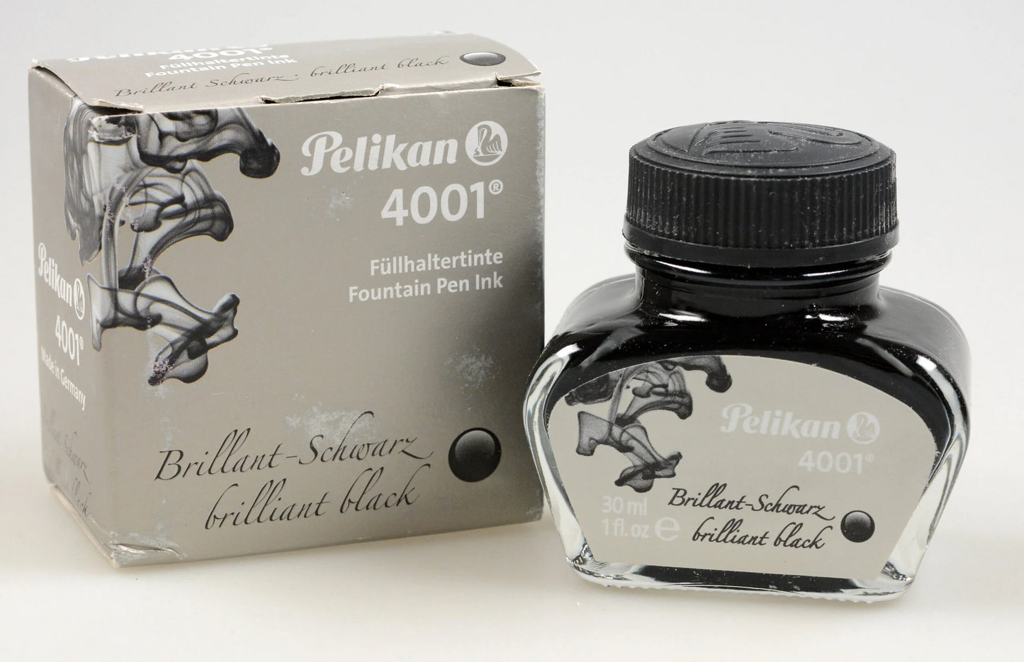 Pelikan 4001 Fountain Pen Ink Bottle 62.5ml - Brilliant Black
