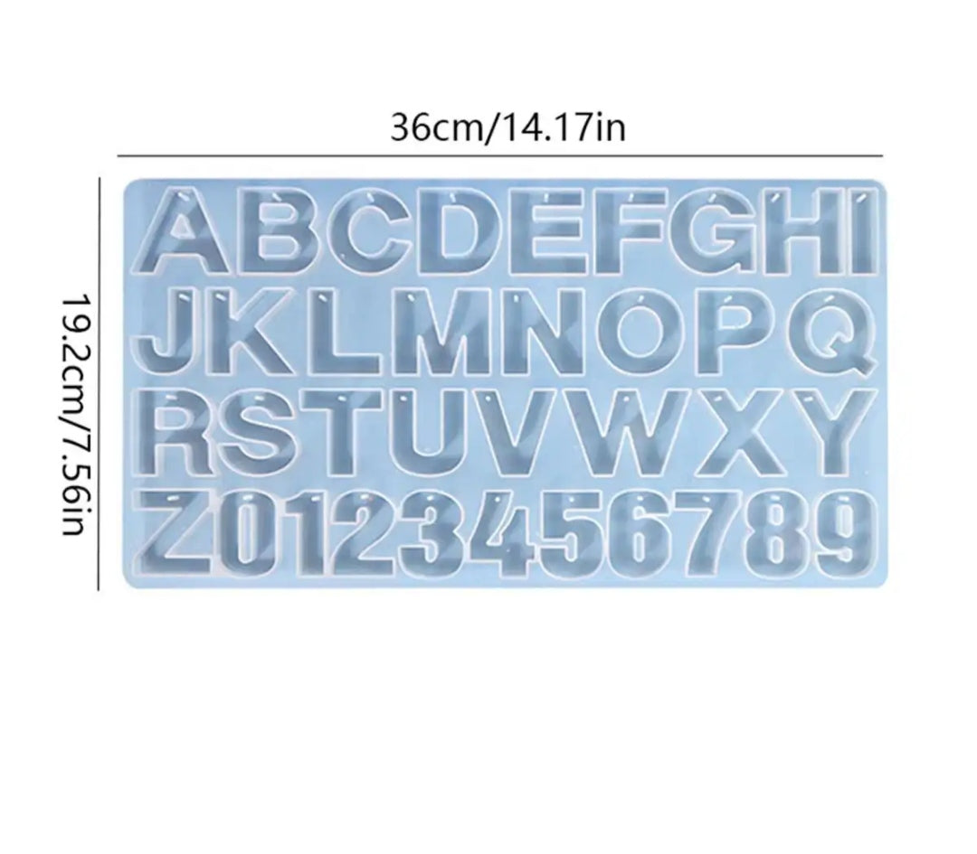 Abc keychain Mold