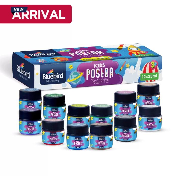 BLUE BIRD Kids Poster Paints