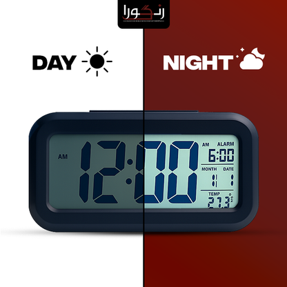 Smart Digital LED Alarm Clock with Temperature & Date