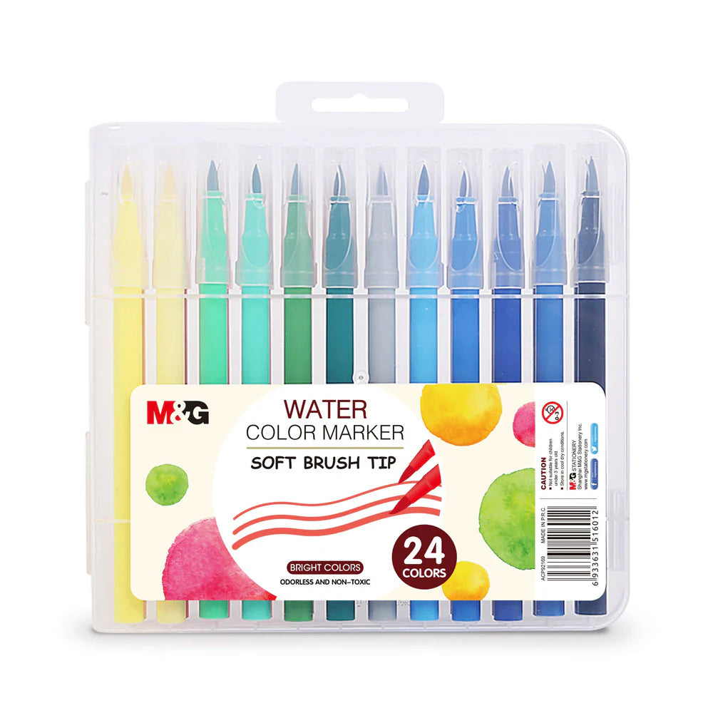 M&G Soft Brush Tip Water Colour Markers