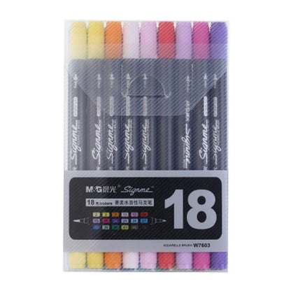 M&G Signme dual tip water colour brush markers