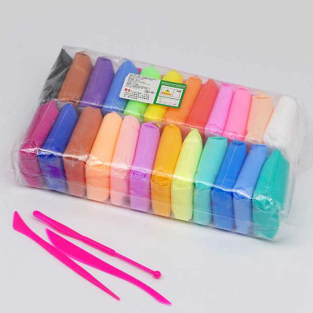12 pcs Polymer Light Clay Slime