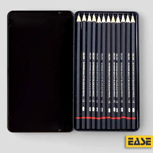 Professional Sketch and Drawing pencils set，Art Pencil 12-Count (8B-2H)