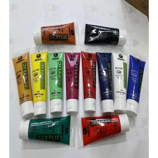 Maries Acrylic Painting Colors Set of 10 , 75ML