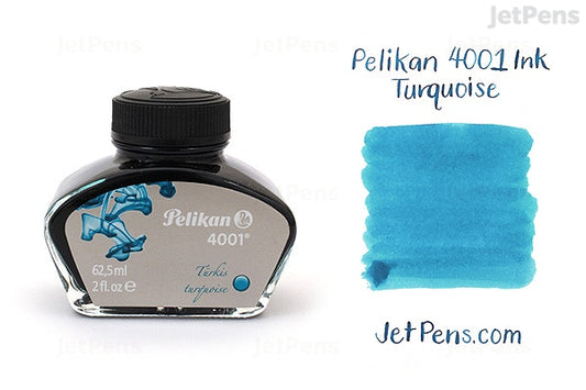Pelikan 4001 Bottled Ink for Fountain Pens, Turquoise