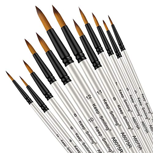Keep Smiling 12pcs Drawing Paint Brush Set