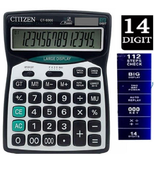 CT 9300 Calculator Black