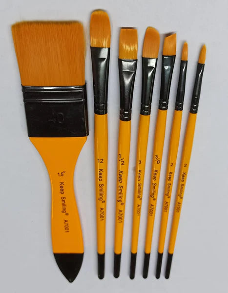 Keep Smling 7pcs Artist Brush Set