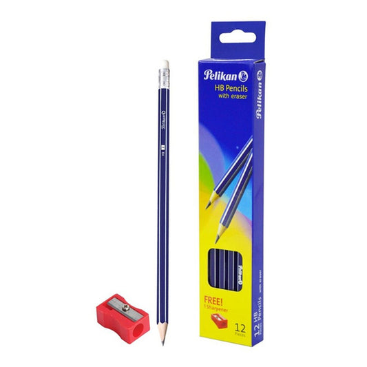 Pelikan Pencil With Eraser And Sharpener