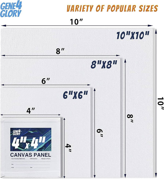 Artist Canvas Board For Paintings  (3 pcs)