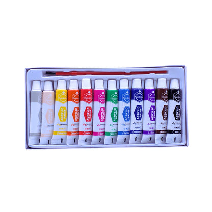 Keep Smiling Acrylic Paints Pack of 12