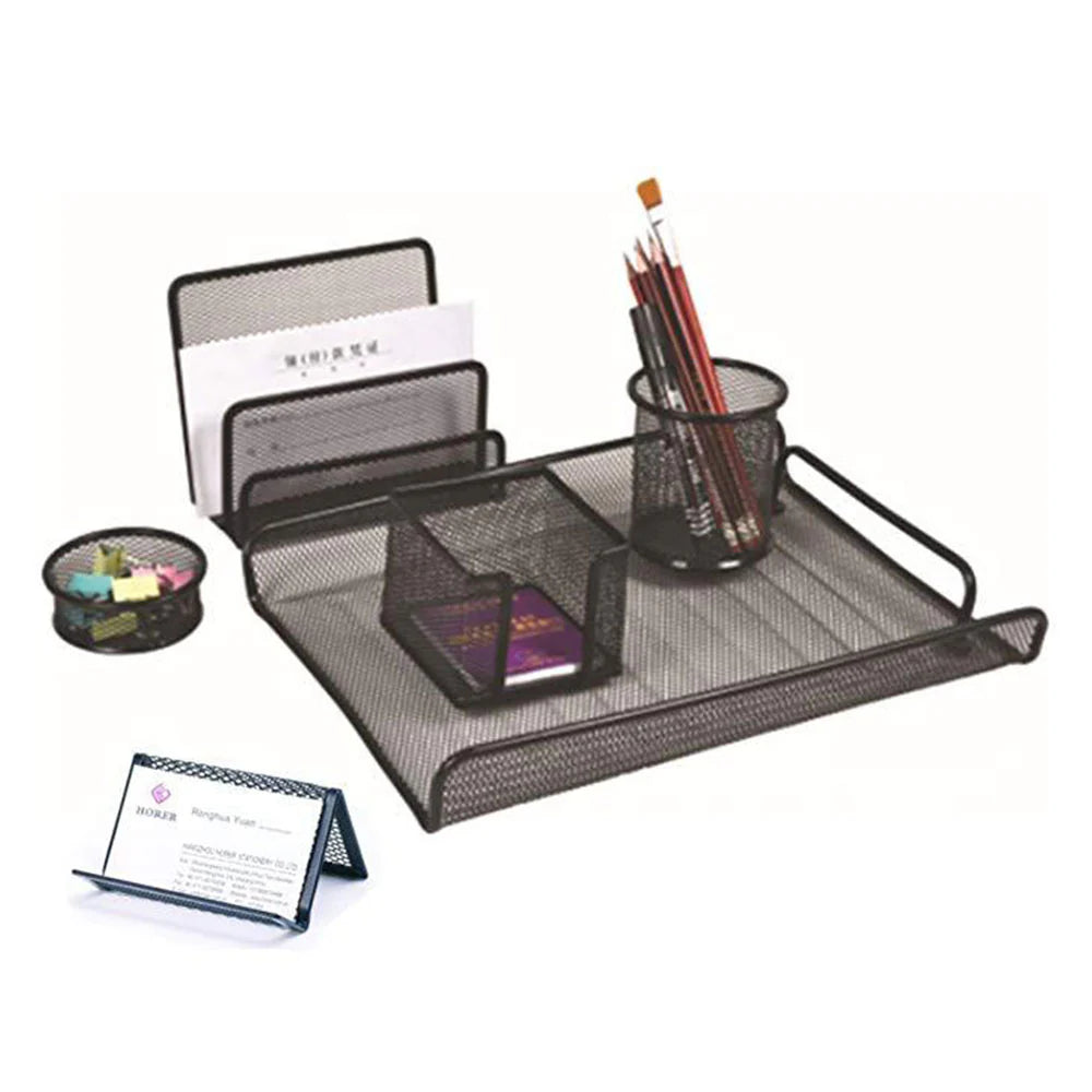 Table Set 6 in 1 metal set letter tray