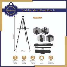 Keep Smiling Foldable Art Easel for Canvas Stand