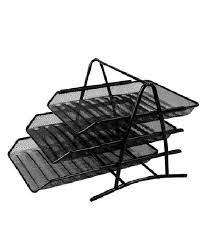 Heavy Duty Metal 3 Tier story Desktop Document Letter Tray
