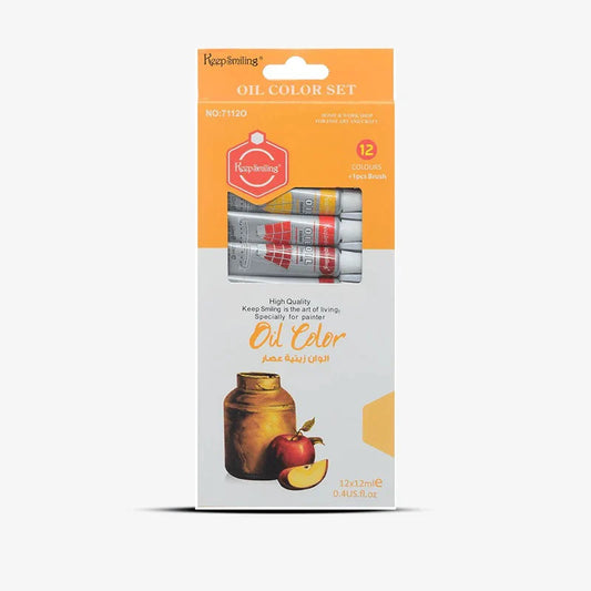 Keep Smiling Oil Paints set of 12