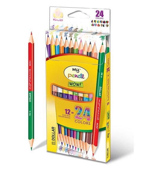 My Color Pencils 12 Color Pencils = 24 Colors