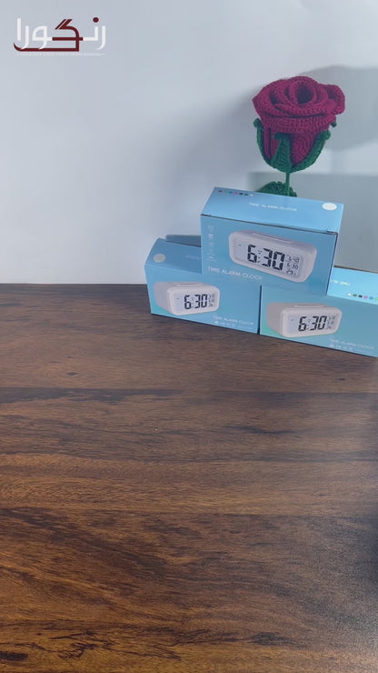 Smart Digital LED Alarm Clock with Temperature & Date